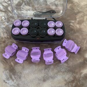 Conair Extreme Instant Heat Ceramic Purple Hair 12 Rollers Set
